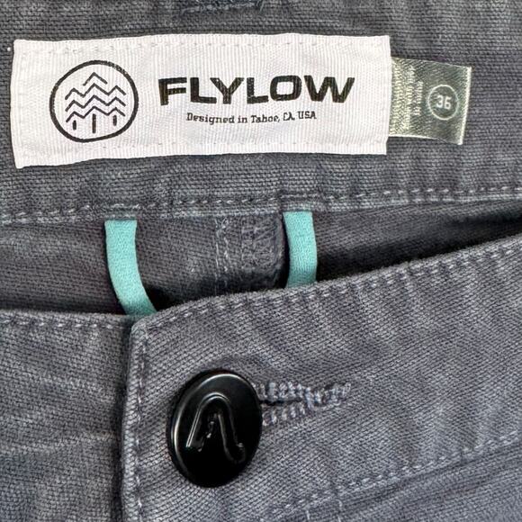 Flylow Dark Gray Utility Mens Casual Shorts- Sz 36 - Picture 4 of 6